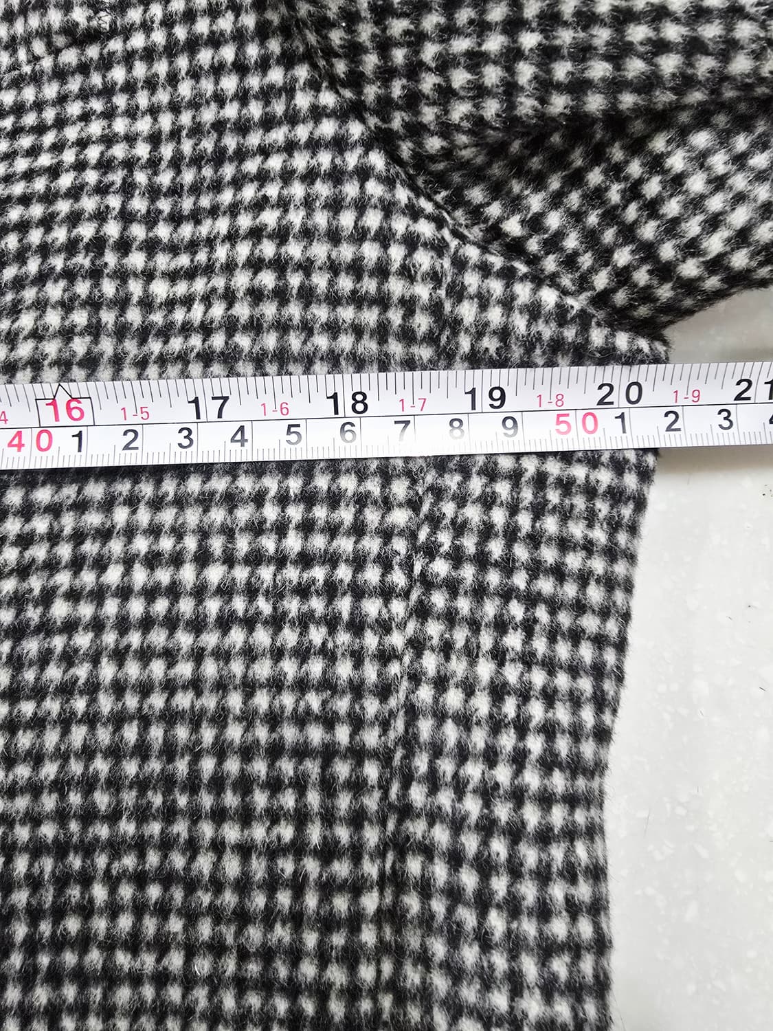 워모 하운드투스 체크 모캐시미어 혼방자켓100 상품이미지9