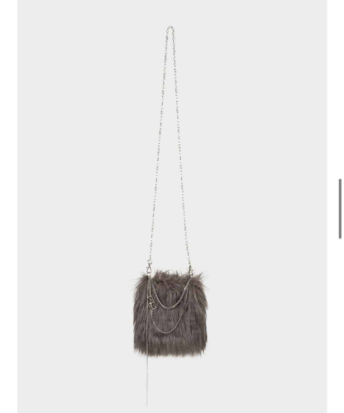 로우클래식 퍼 미니백_퍼플 상품이미지3