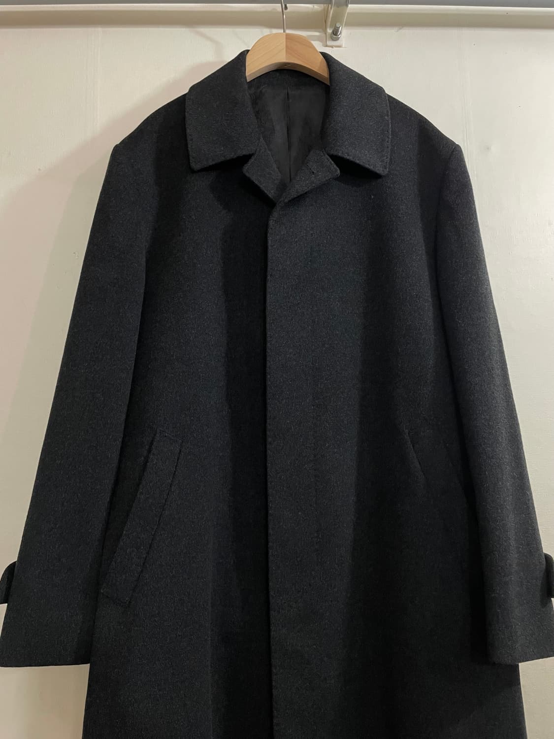 BASSO 로로피아나 캐시미어 코트 챠콜 상품이미지2