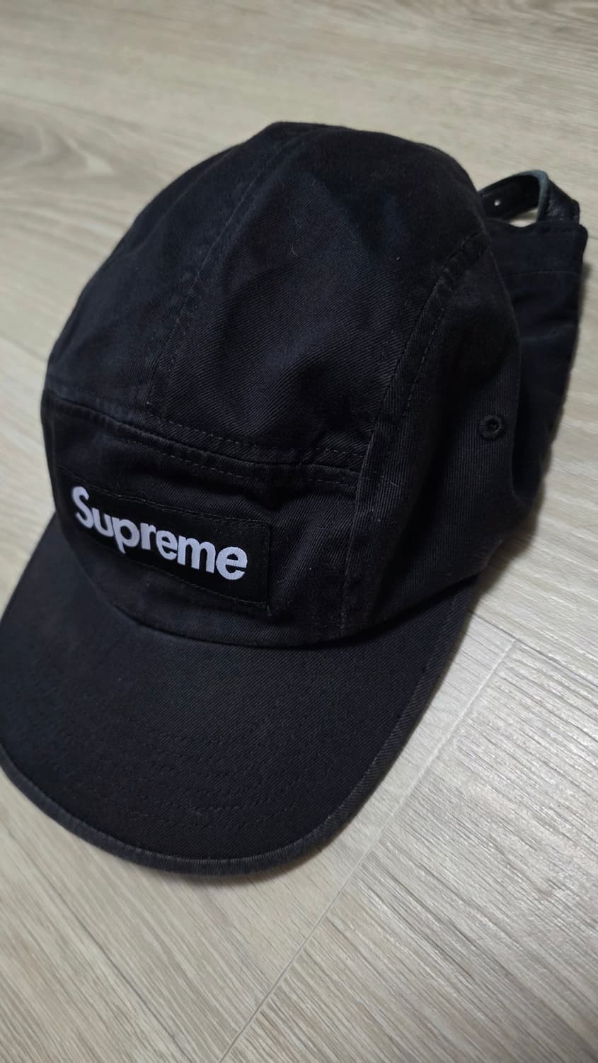 슈프림 캠프캡 블랙 모자 팝니다 상품이미지1