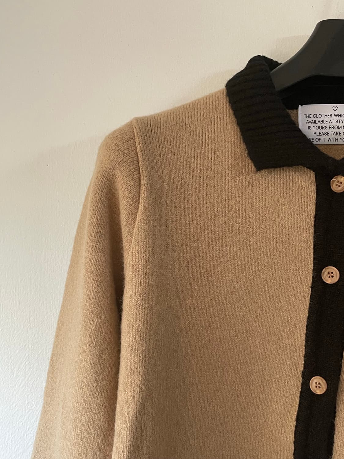 스타일난다 카라 배색 니트 상품이미지3