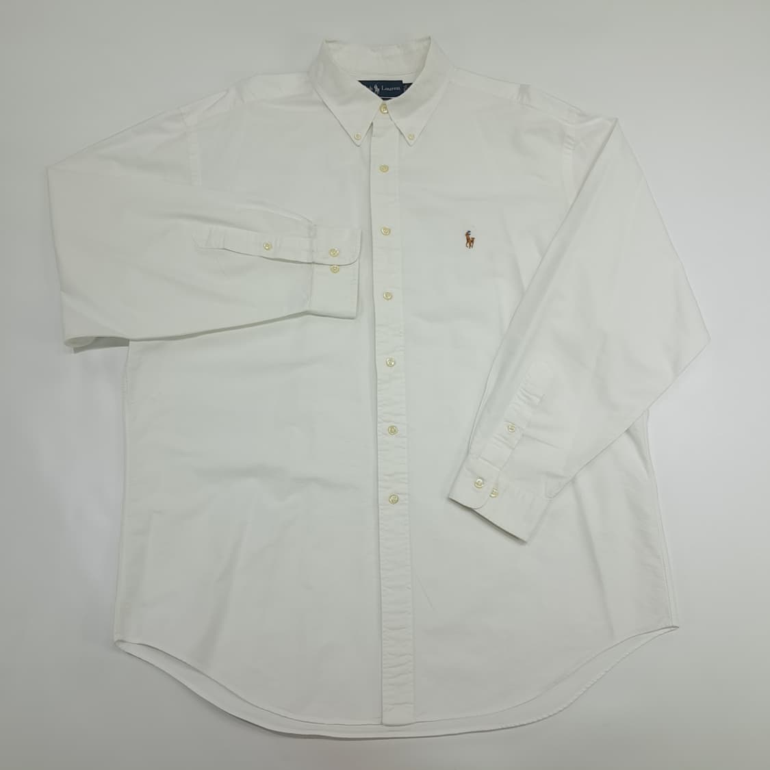 Co632 XL 폴로 랄프로렌 화이트 긴팔 셔츠 남방 상품이미지3