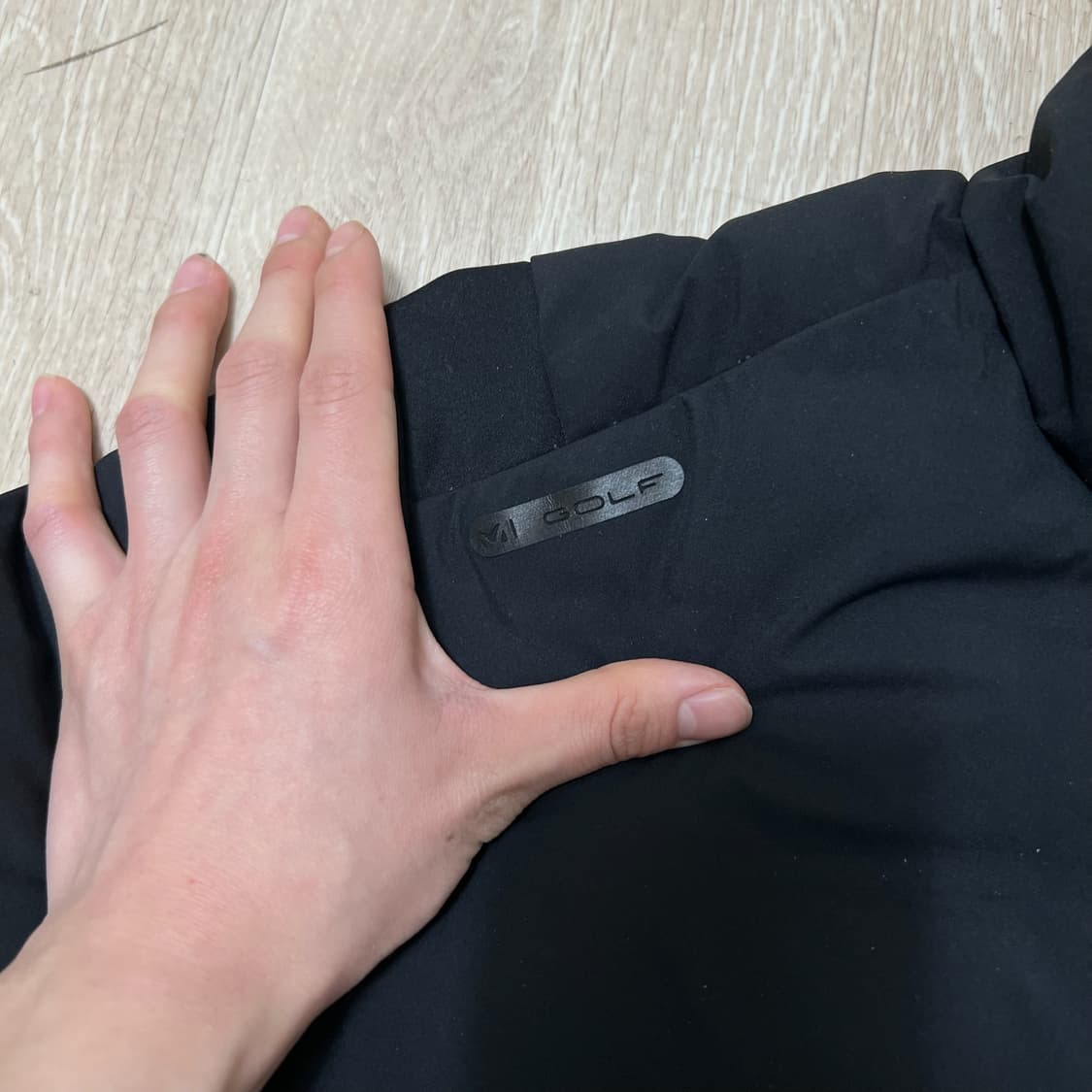 밀레 골프 남성 라이트 구스다운 경량패딩 XL/105  상품이미지4