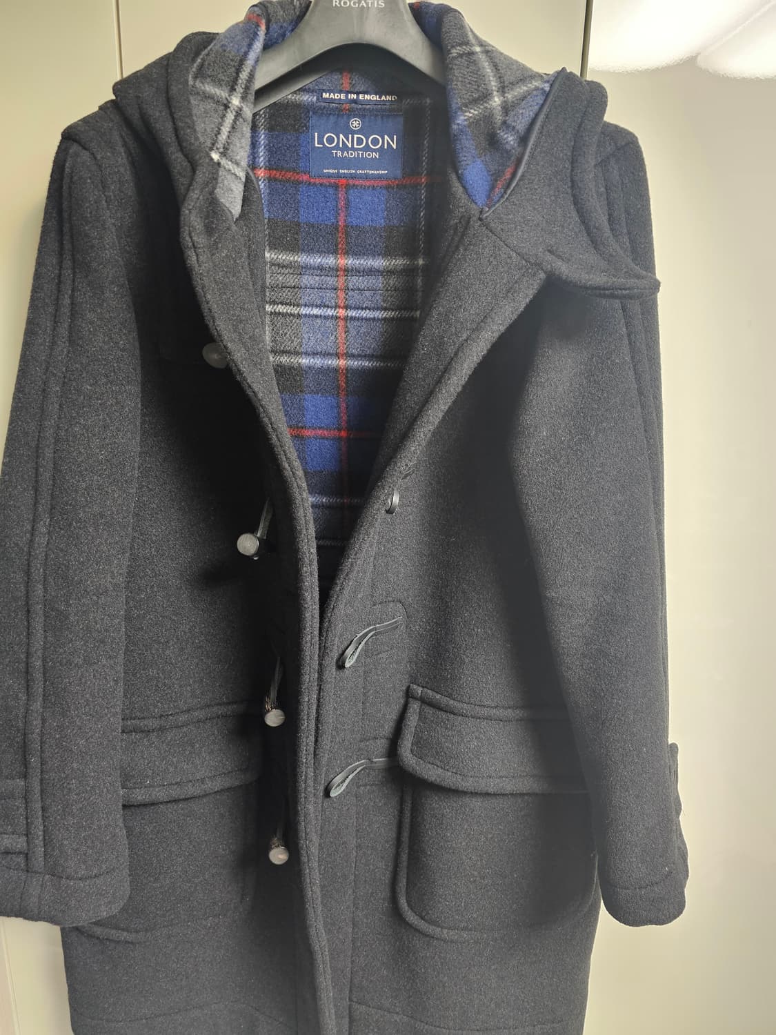 런던트레디션 더플코트 챠콜색상 42사이즈 상품이미지1