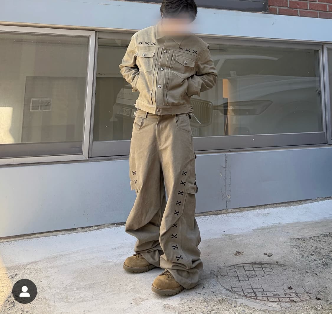 [3] 카미엔 X 아오이로 크롭 트러커 자켓 상품이미지3