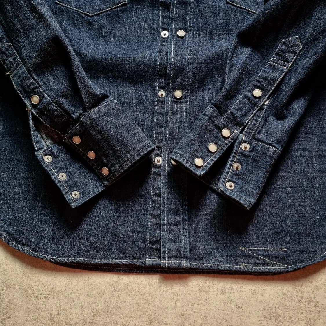 페로우즈 데님 웨스턴 셔츠 XL sz 상품이미지5
