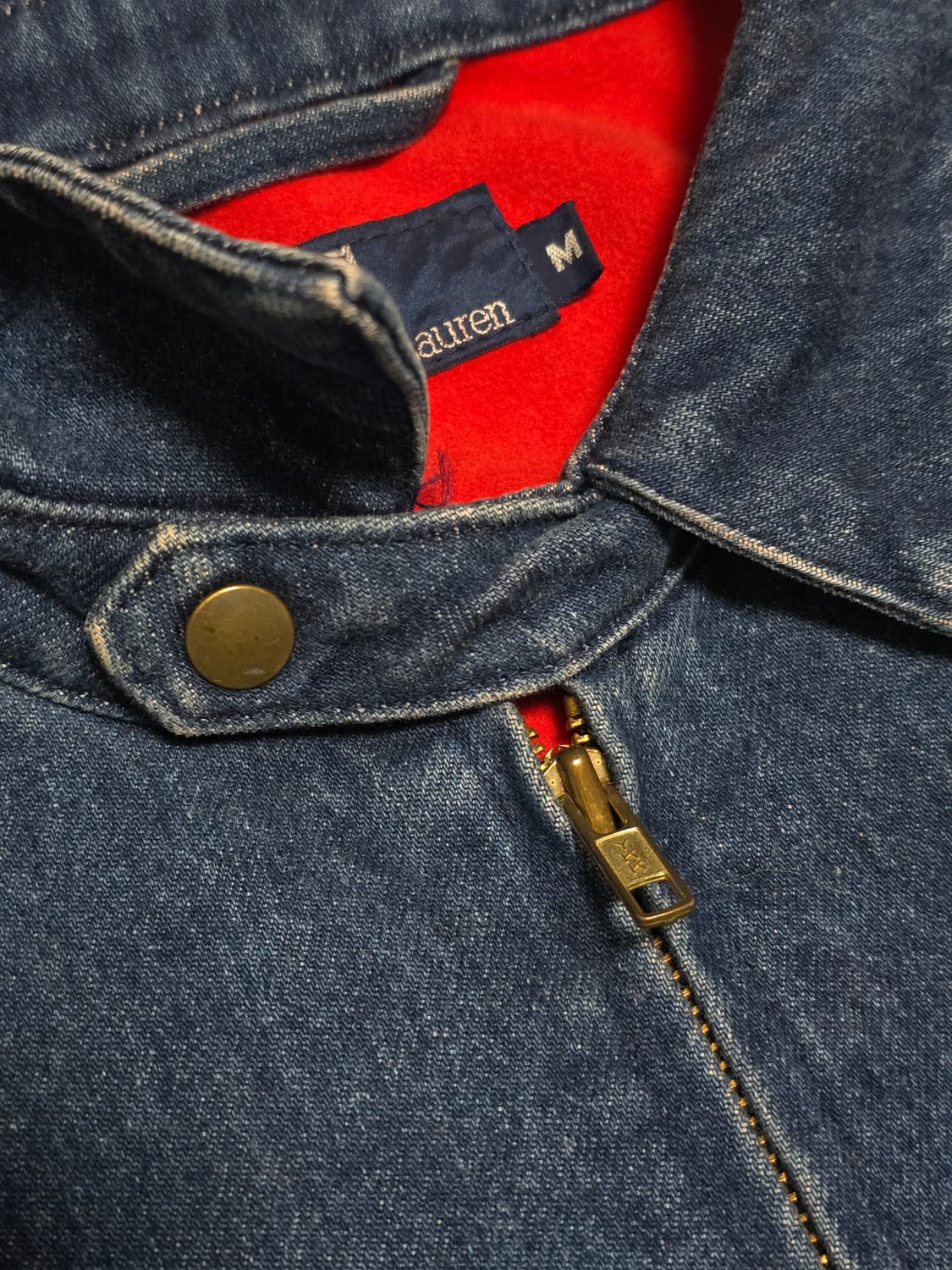 80s 폴로랄프로렌 스윙탑 데님 자켓 M 상품이미지4
