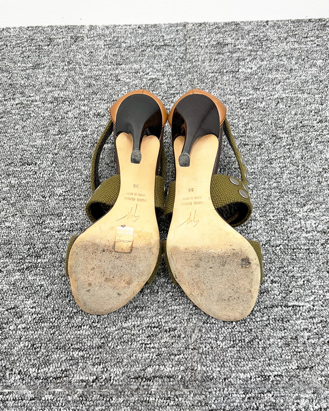 쥬세페 자노티 아일렛 크로스 샌들-힐 상품이미지5