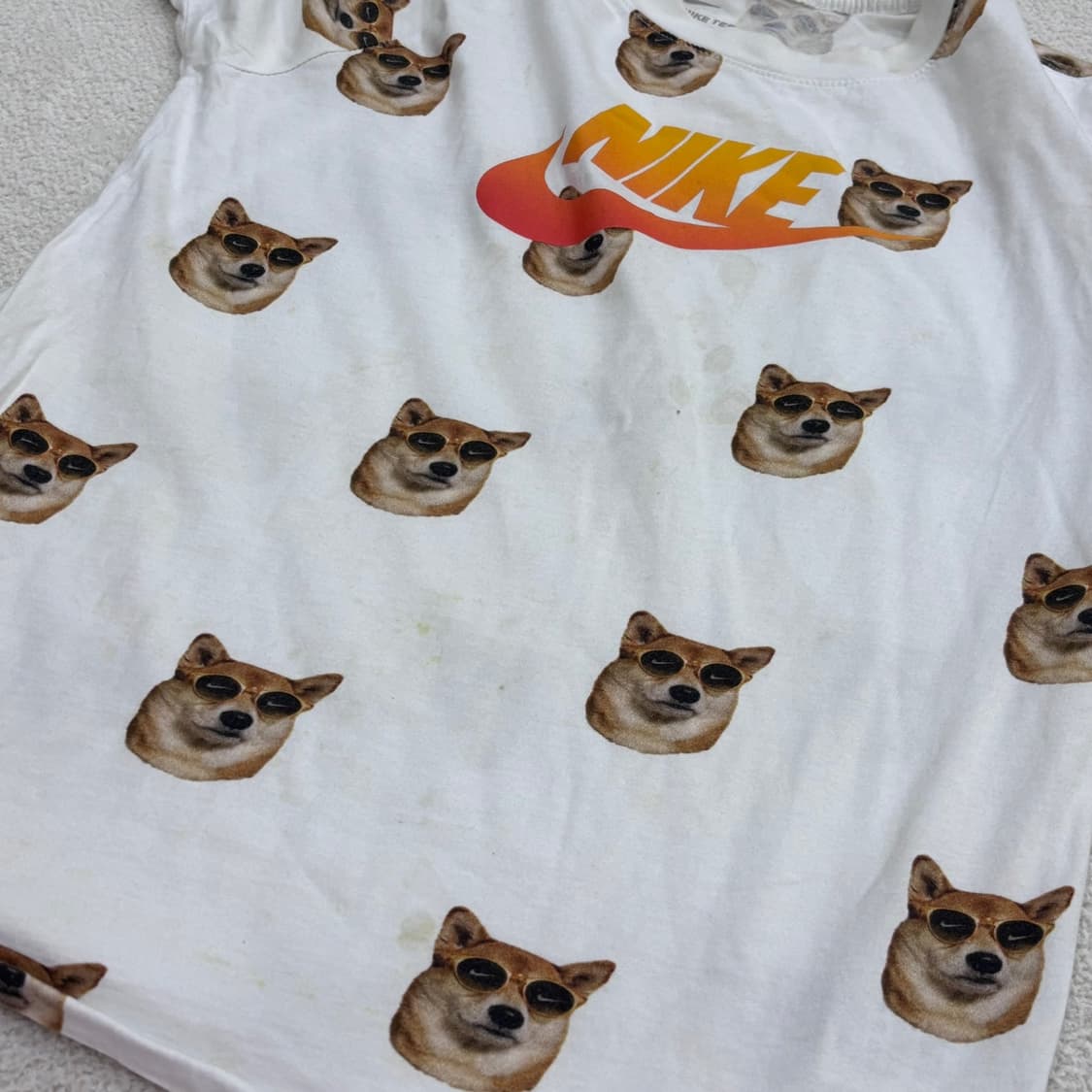 XL 나이키 시바견 반팔 티셔츠 0325E 상품이미지5