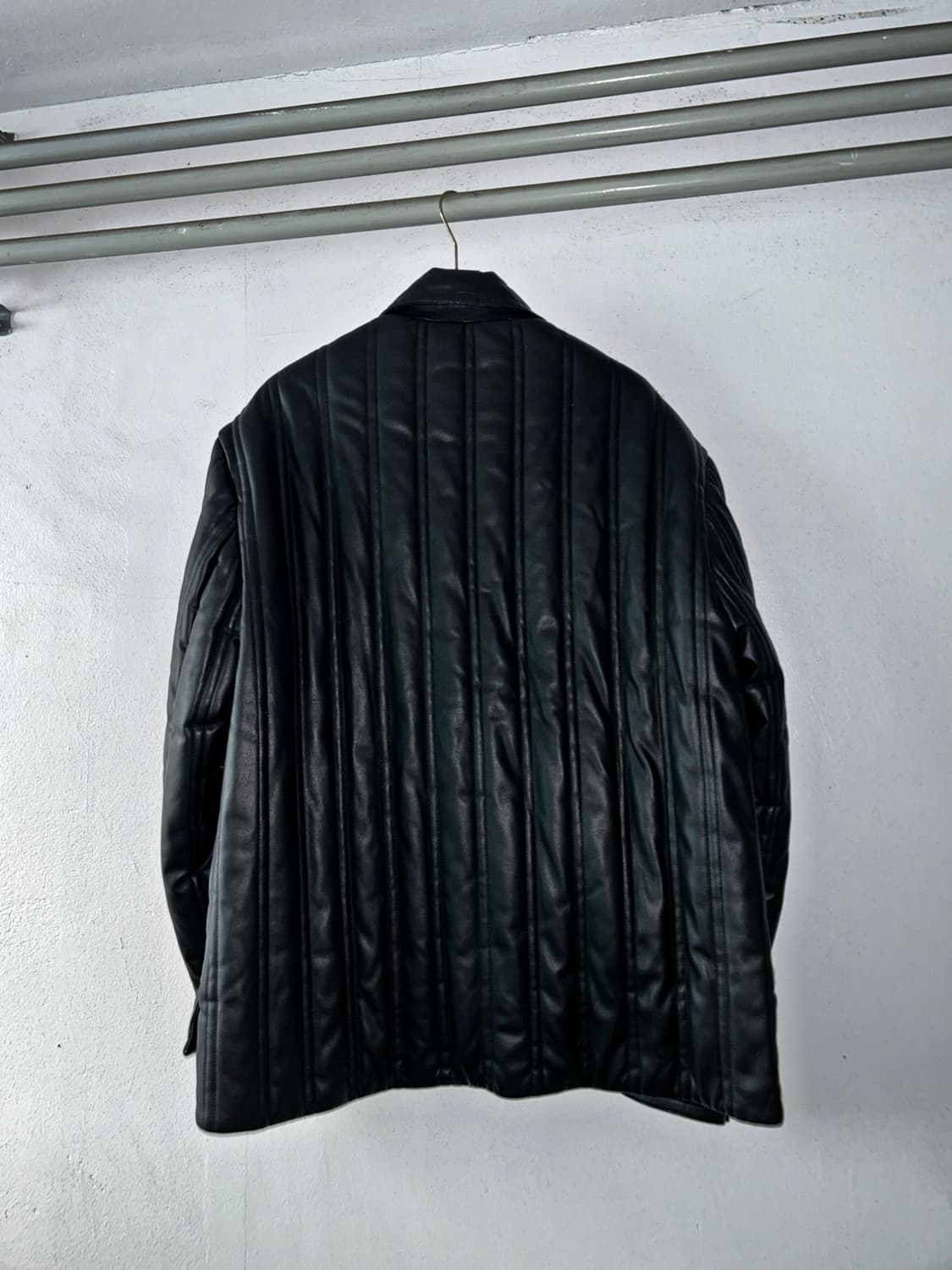 Trussardi stitch point leather jacket 상품이미지2