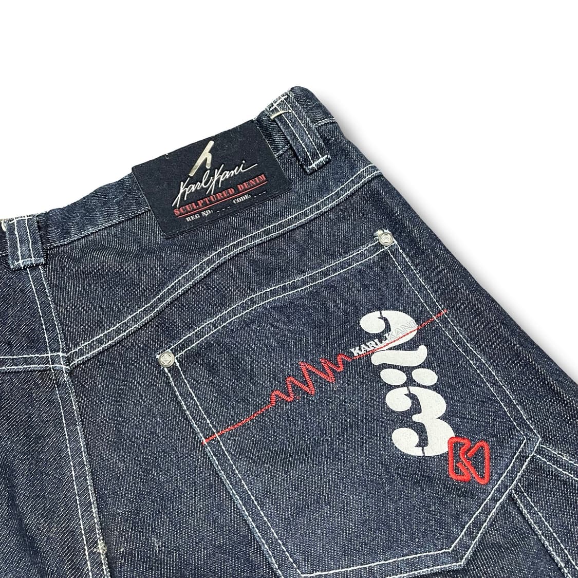 [34] 칼카니 Karl Kani 올드스쿨 힙합 데님 팬츠 상품이미지2