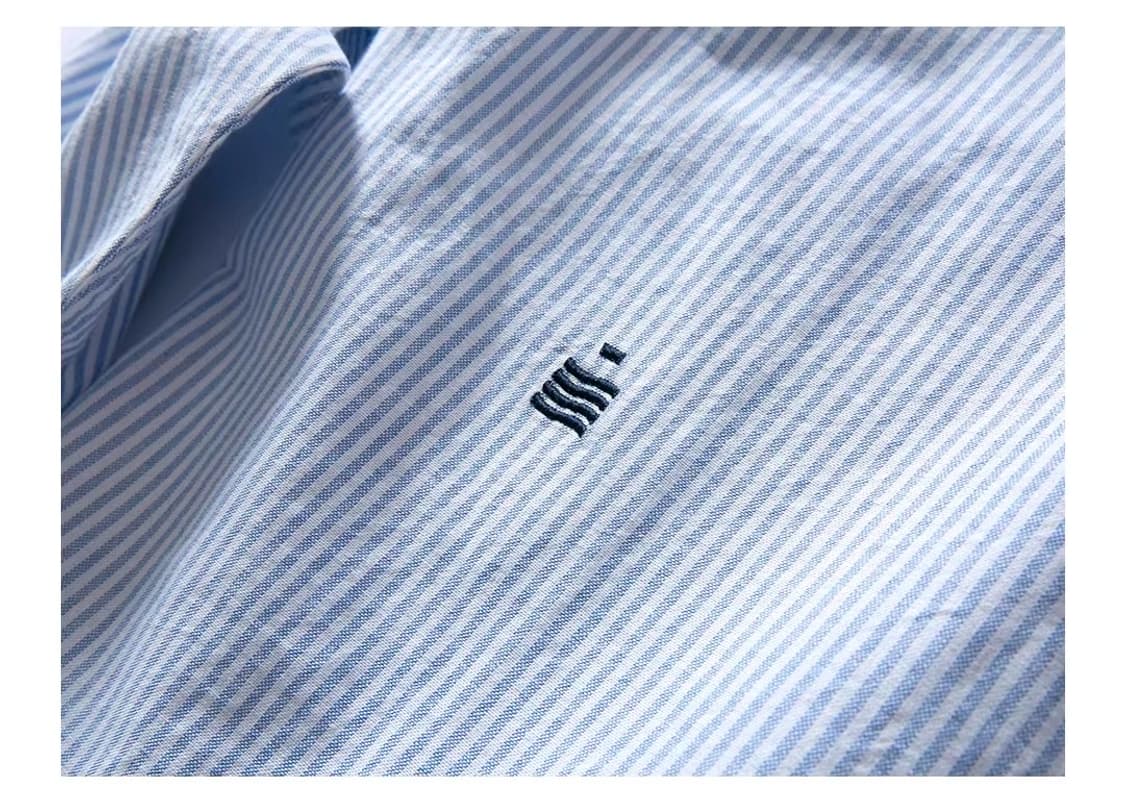 ️️️♦️ RODY2 / 오가닉 코튼 재패니즈 스트라이프 옥스포드 셔츠 상품이미지3