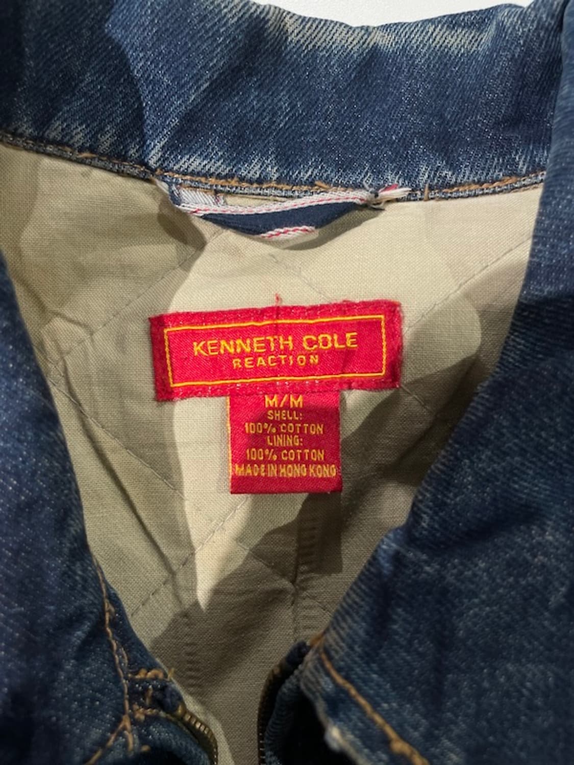 케네스 콜 리액션 진청 워싱 데님 자켓 상품이미지7