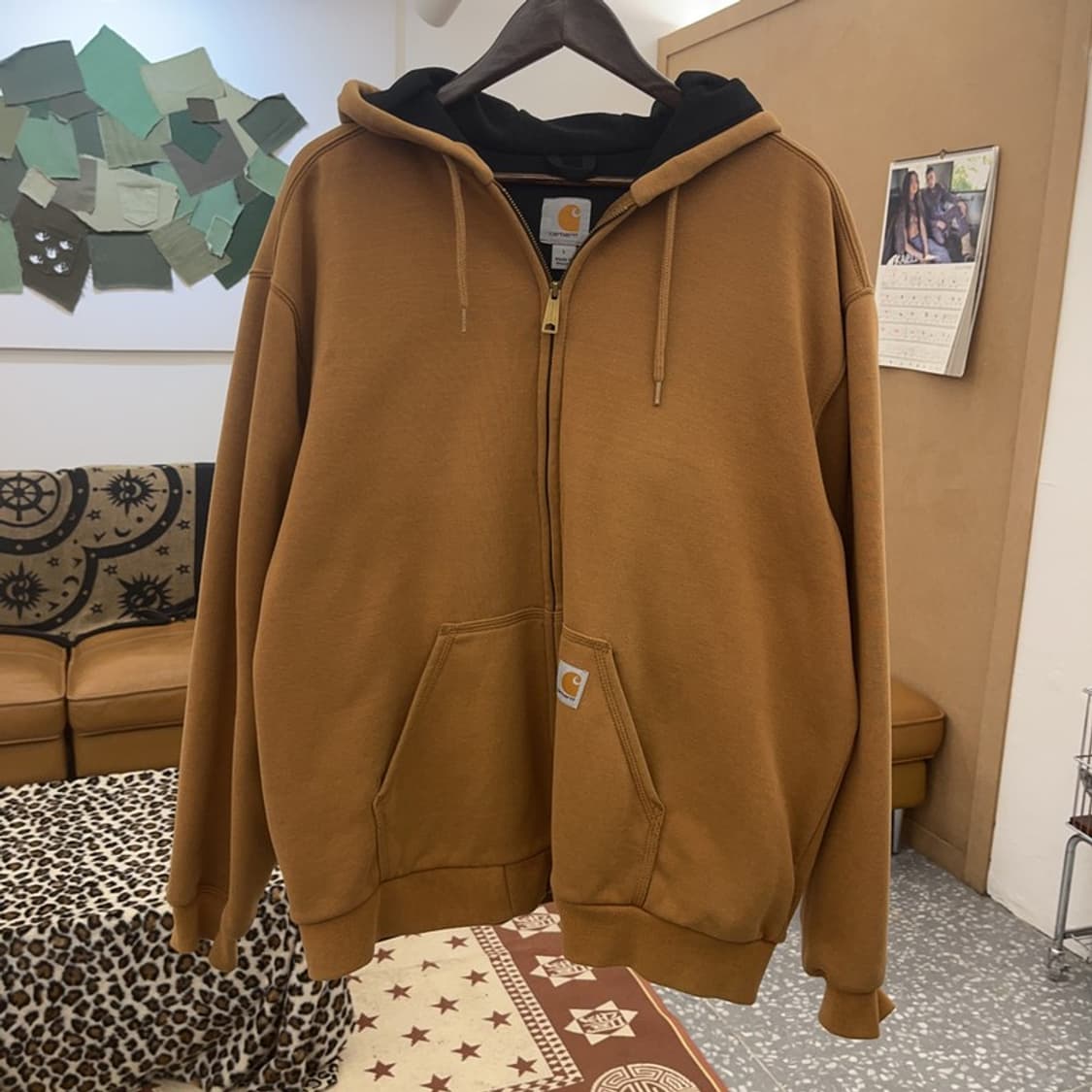 칼하트 모던 캐주얼 빈티지 써멀 후드집업 L C09149 상품이미지3