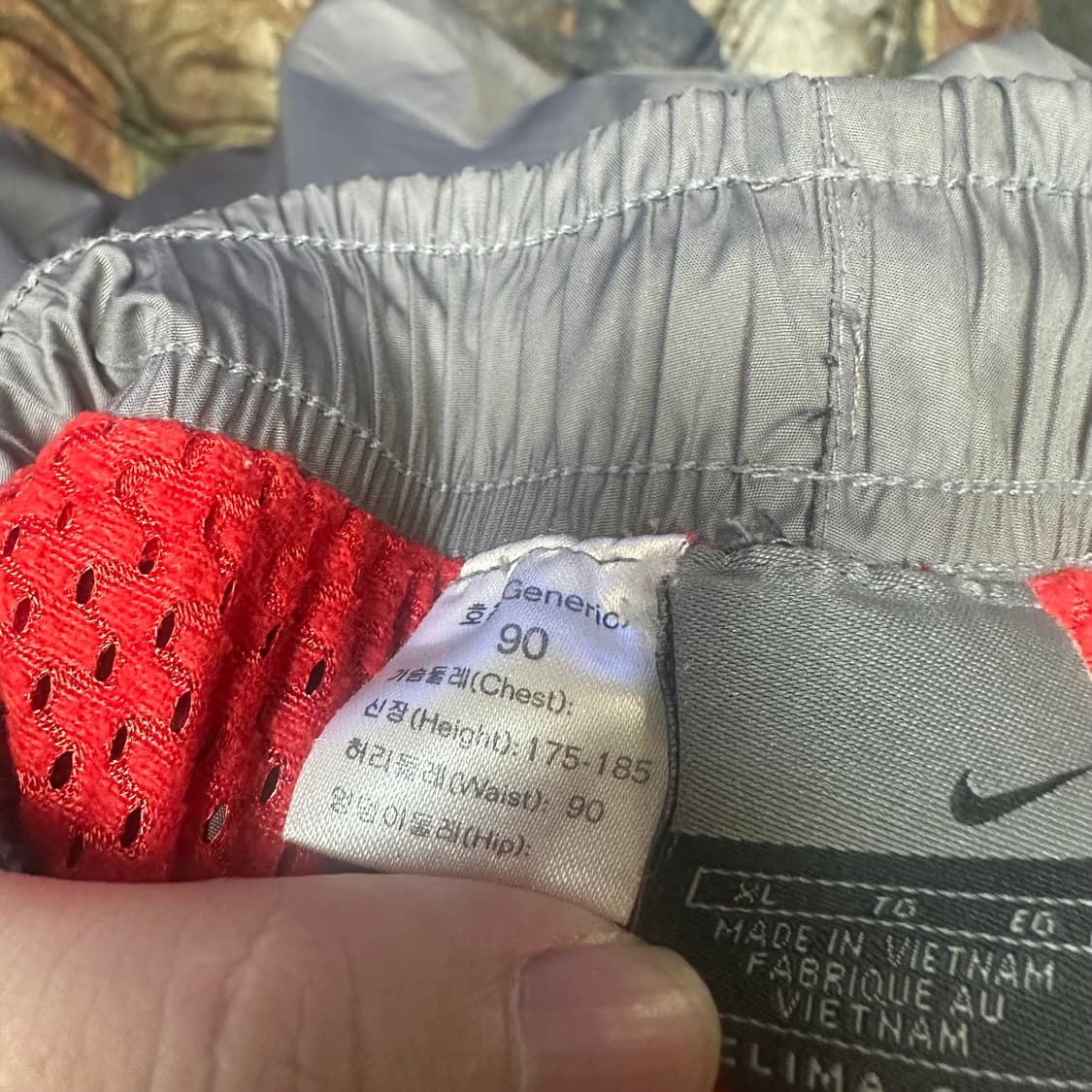 나이키 빈티지 올드스쿨 그레이와이드트랙팬츠 XL 상품이미지3