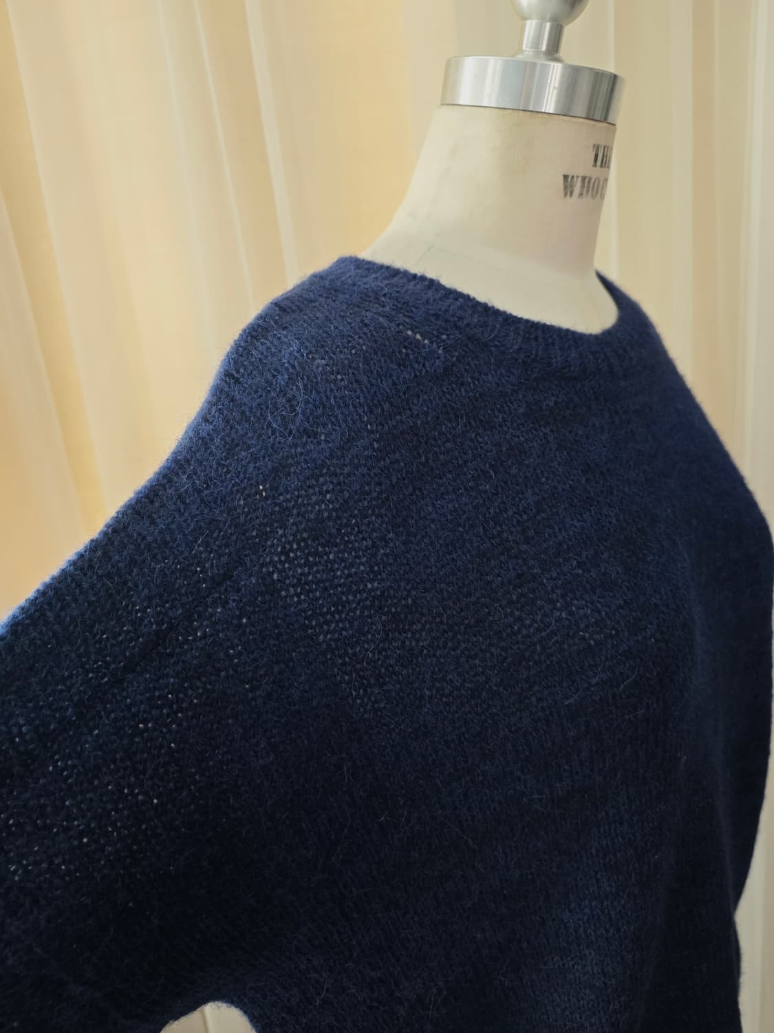 이자벨 마랑 네이비 알파카 여성  니트 스웨터 상품이미지2