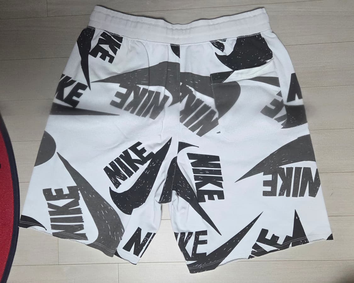 [2XL, 체감 XL] 나이키 AOP 로고 니트 반바지 쇼츠 상품이미지2