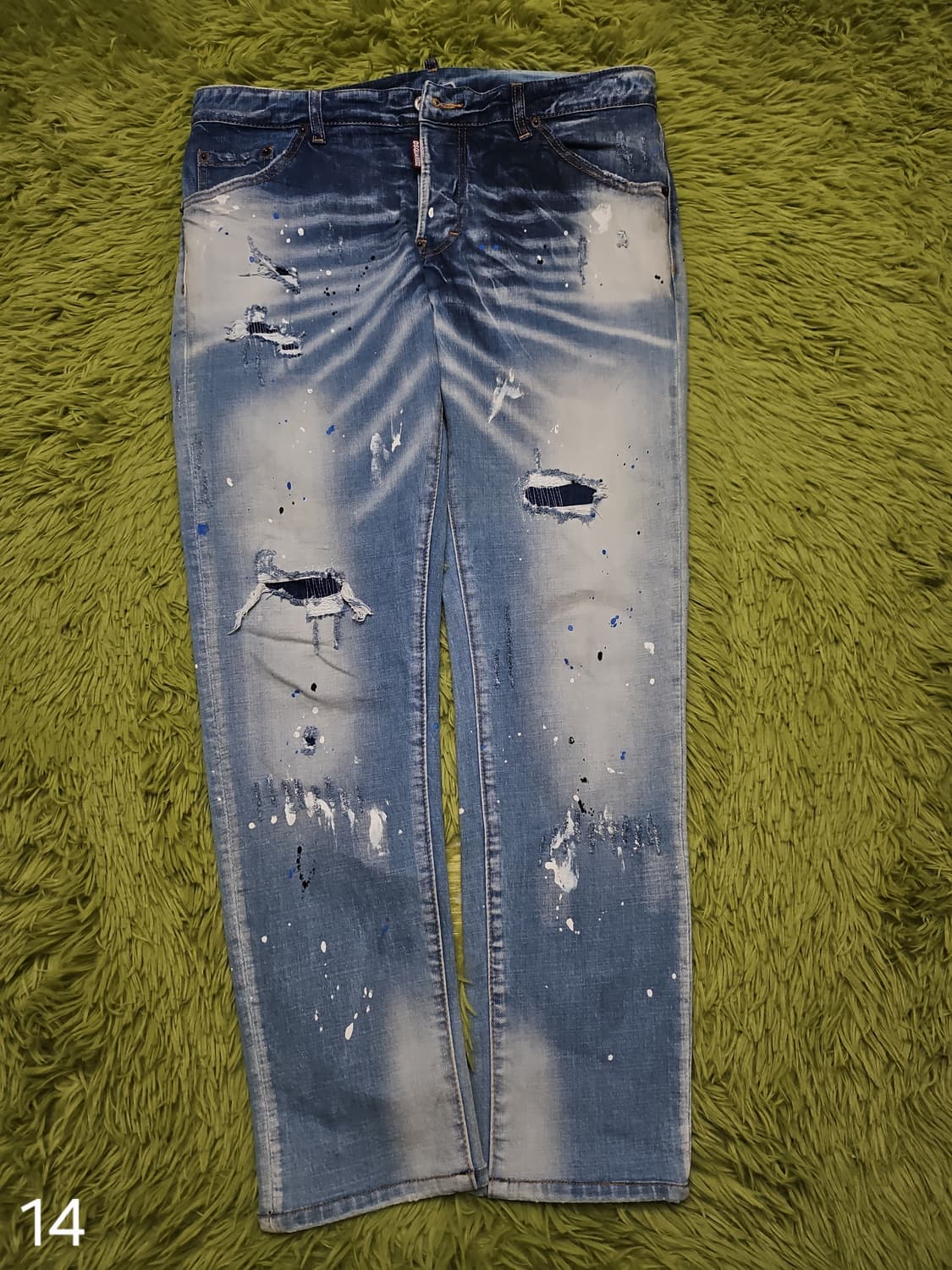 디스퀘어드2 22SS 슬림진 페인팅 디스 데님 (50) 상품이미지2