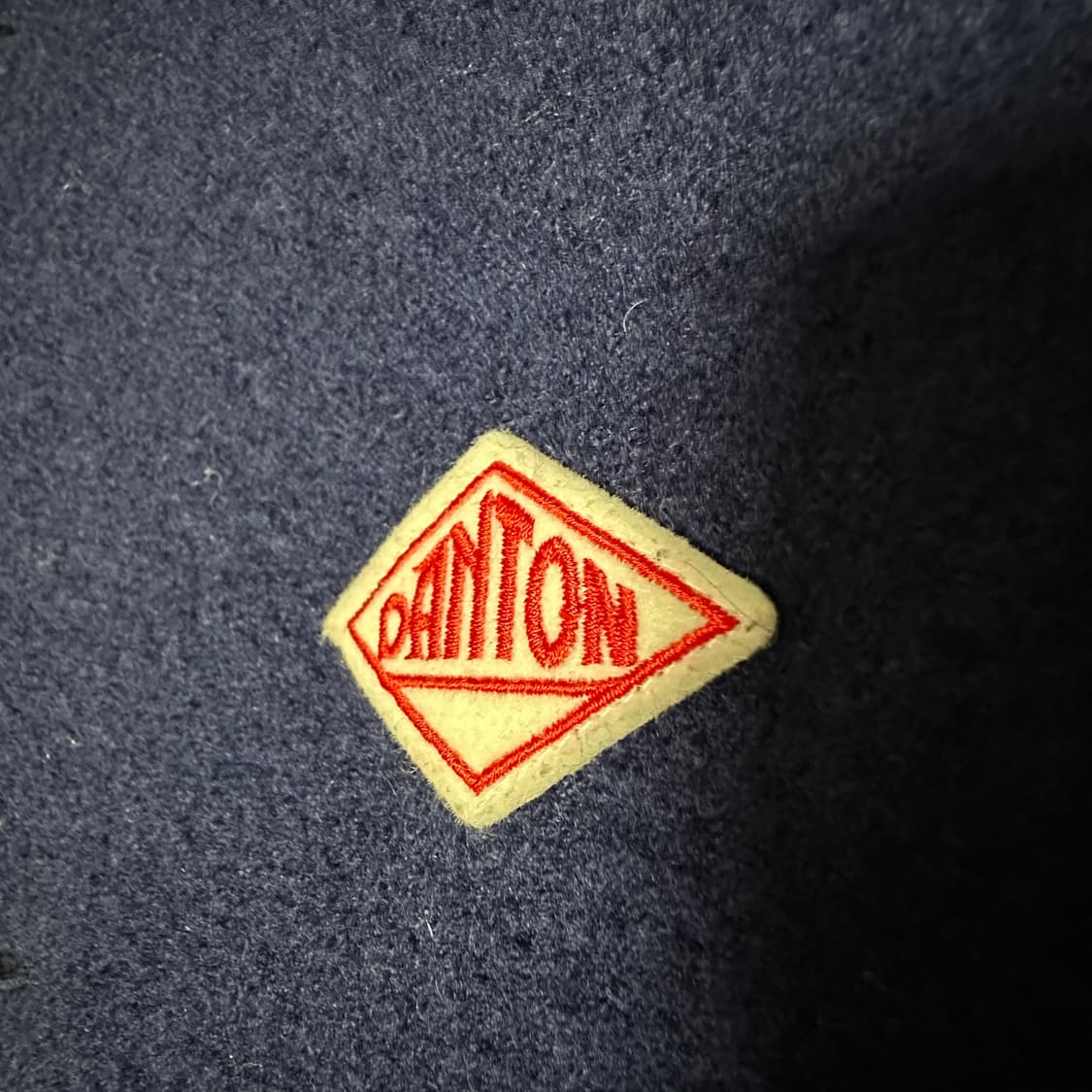 DANTON women wool long coat navy 상품이미지3