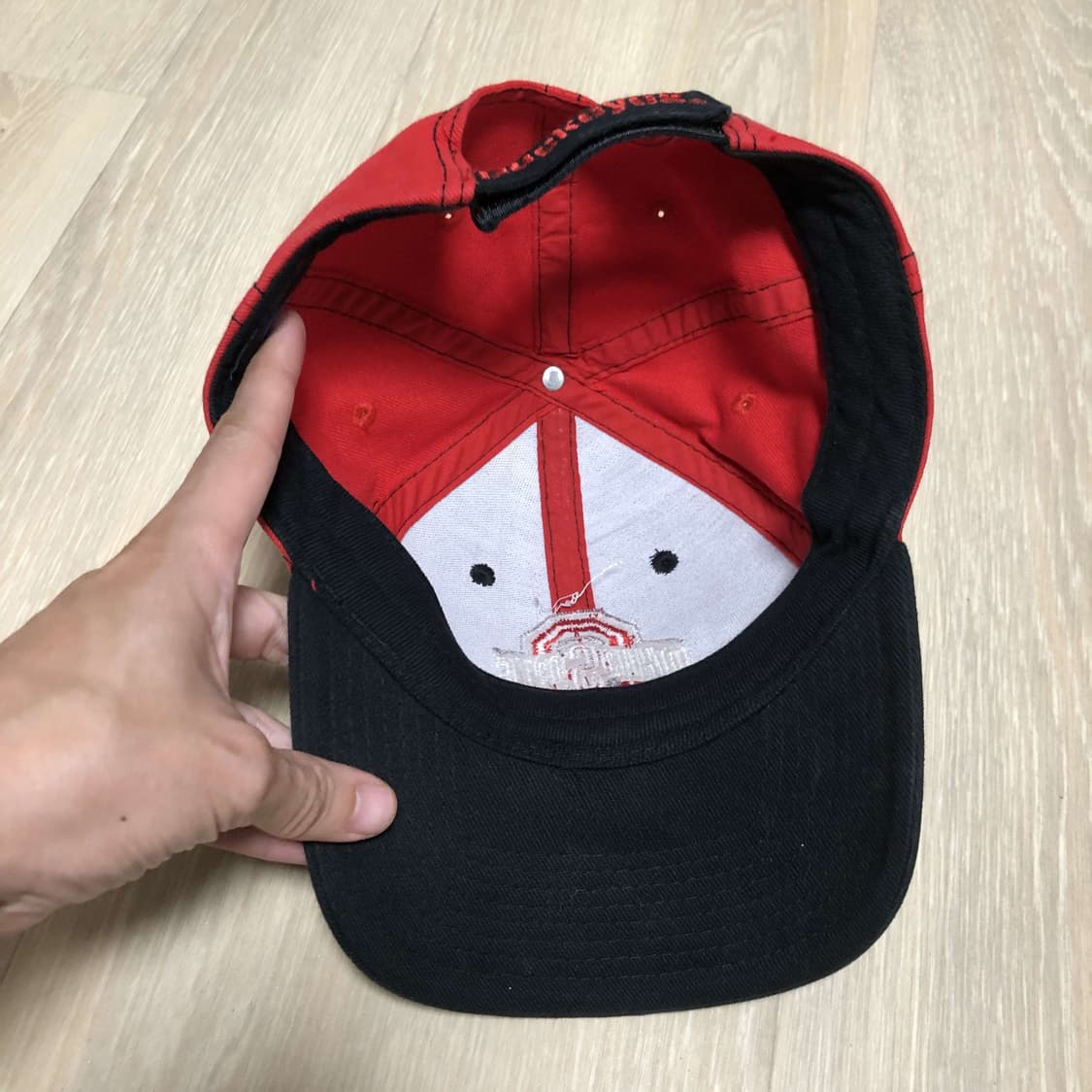 (ONE SIZE) 90's NCAA 오하이오 스테이트 스냅백 볼캡 상품이미지4