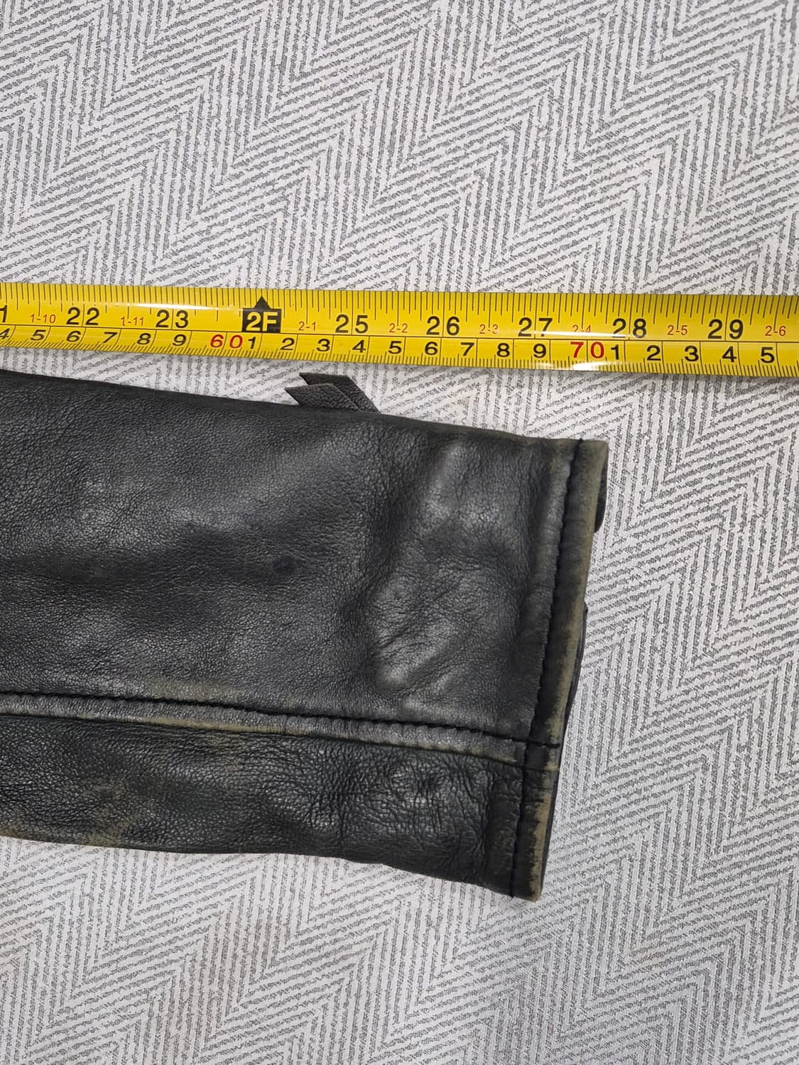 tigha 티하 양가죽 라이더 자켓 청록색 남성 95~슬림100사이즈 상품이미지9