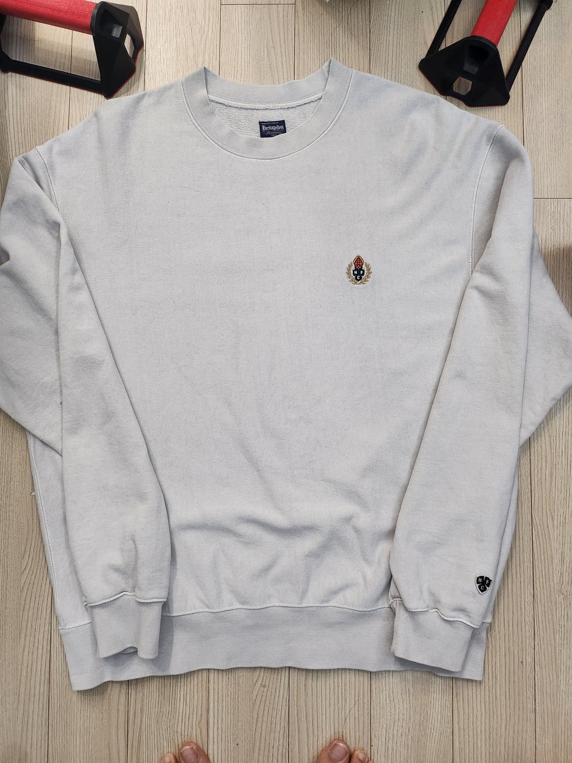 헤리티지플로스 맨투맨 라이트그레이 L 상품이미지1