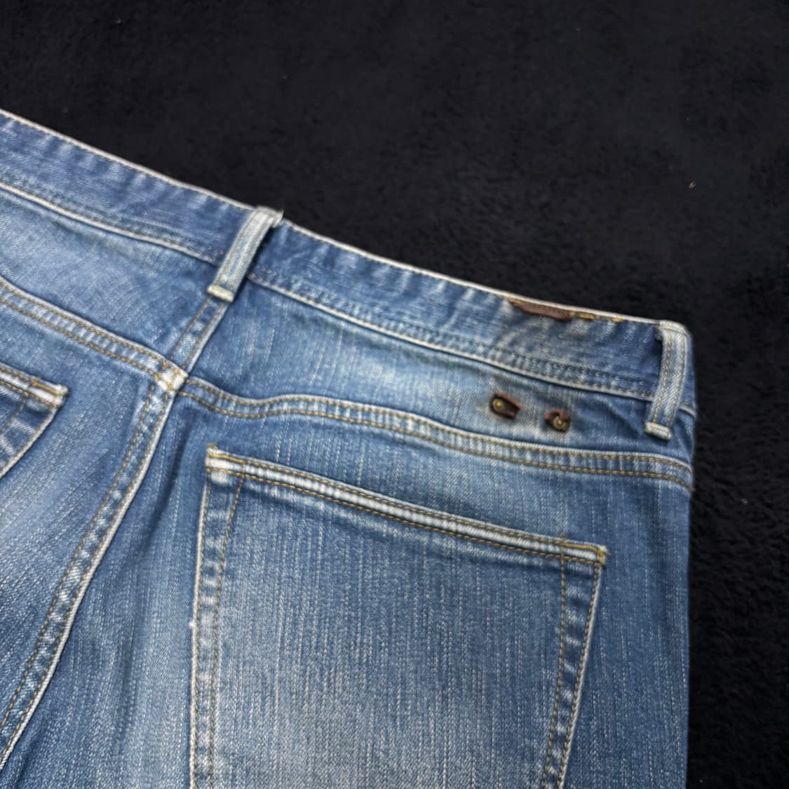 36 바스통 BASTONG 701 워싱 데님팬츠 상품이미지4