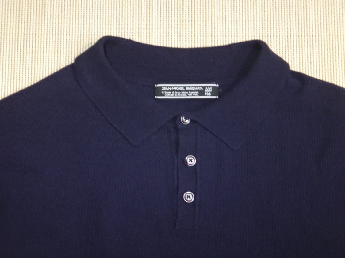 (105) 장 미셸 바스키아 남성용 카라 반팔 니트 상품이미지6