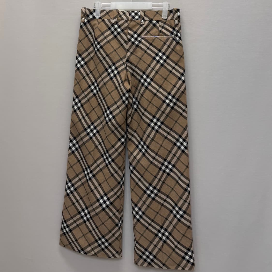 버버리 체크 테일러드 스트레이트 레고 팬츠 ( 32 ) 상품이미지5