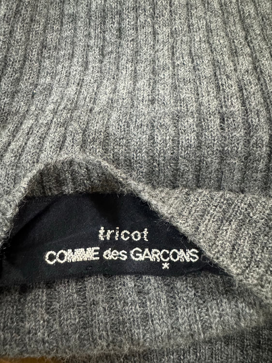 꼼데가르송 트리콧 니트 슬리브 상품이미지5