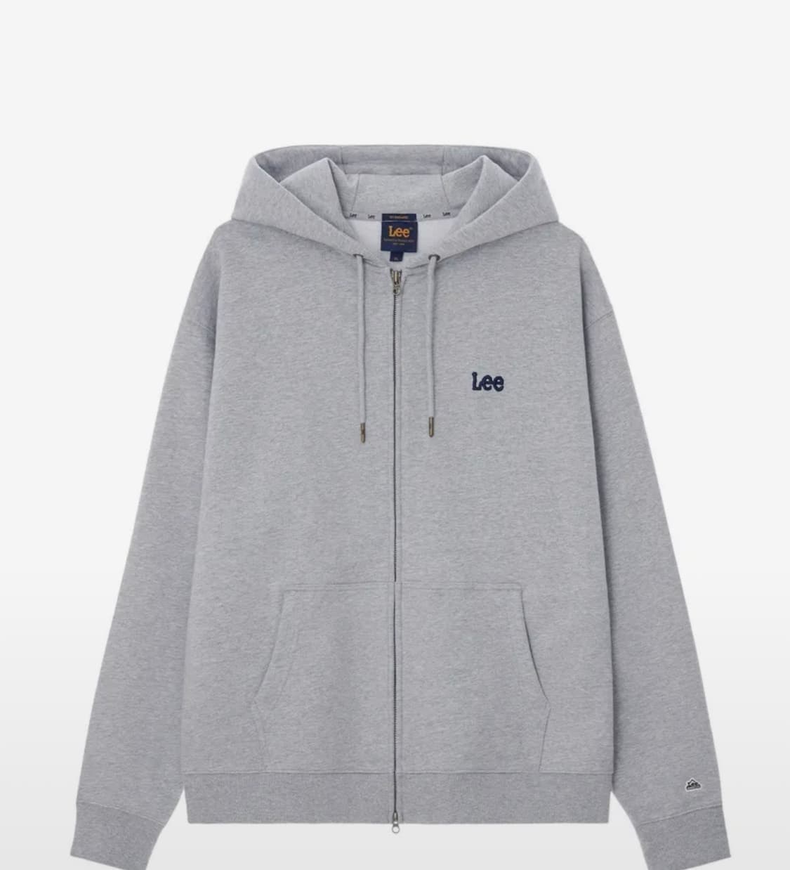 Lee 후드 집업 그레이 상품이미지1