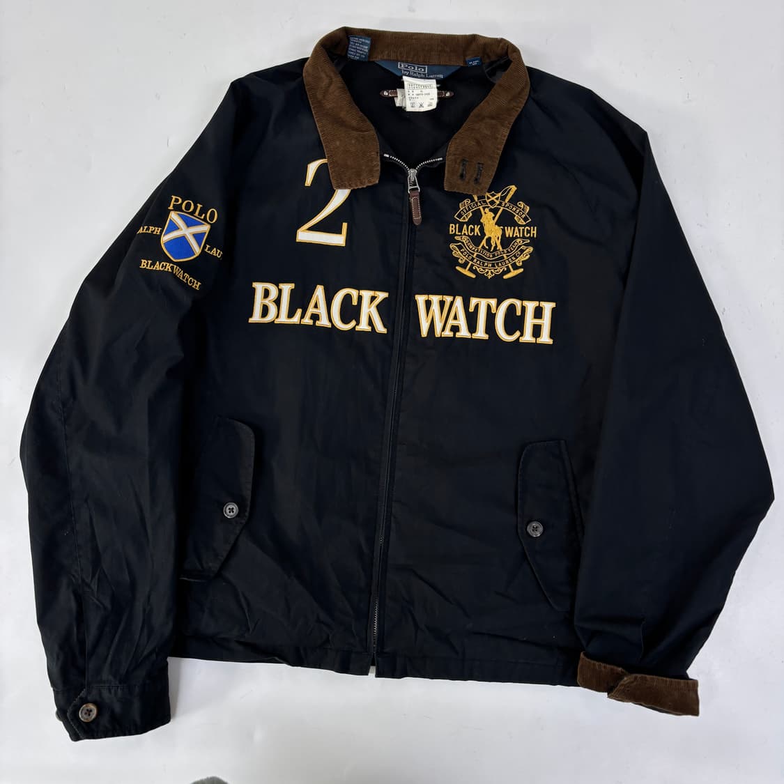 폴로 블랙와치 블루종 자켓 상품이미지1