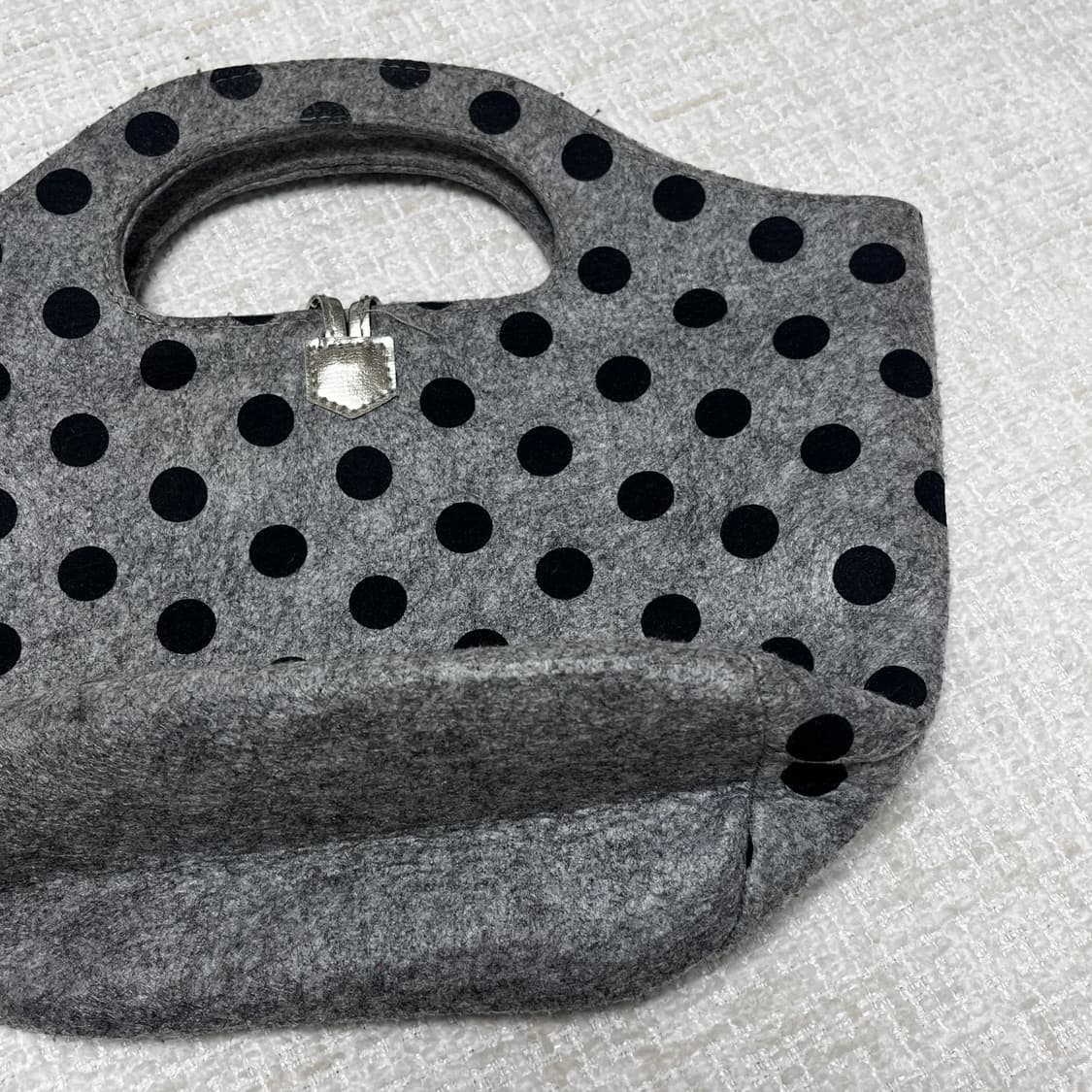 bulle de savon 도트 펠트 토트백 상품이미지5