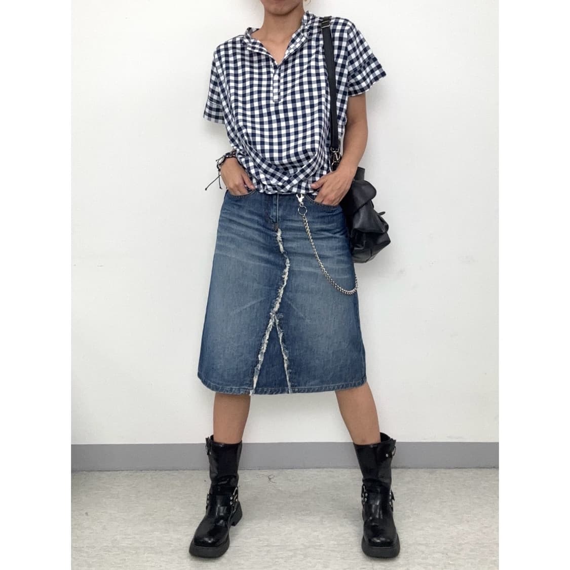 빈티지 데님 스커트 y2k 상품이미지1