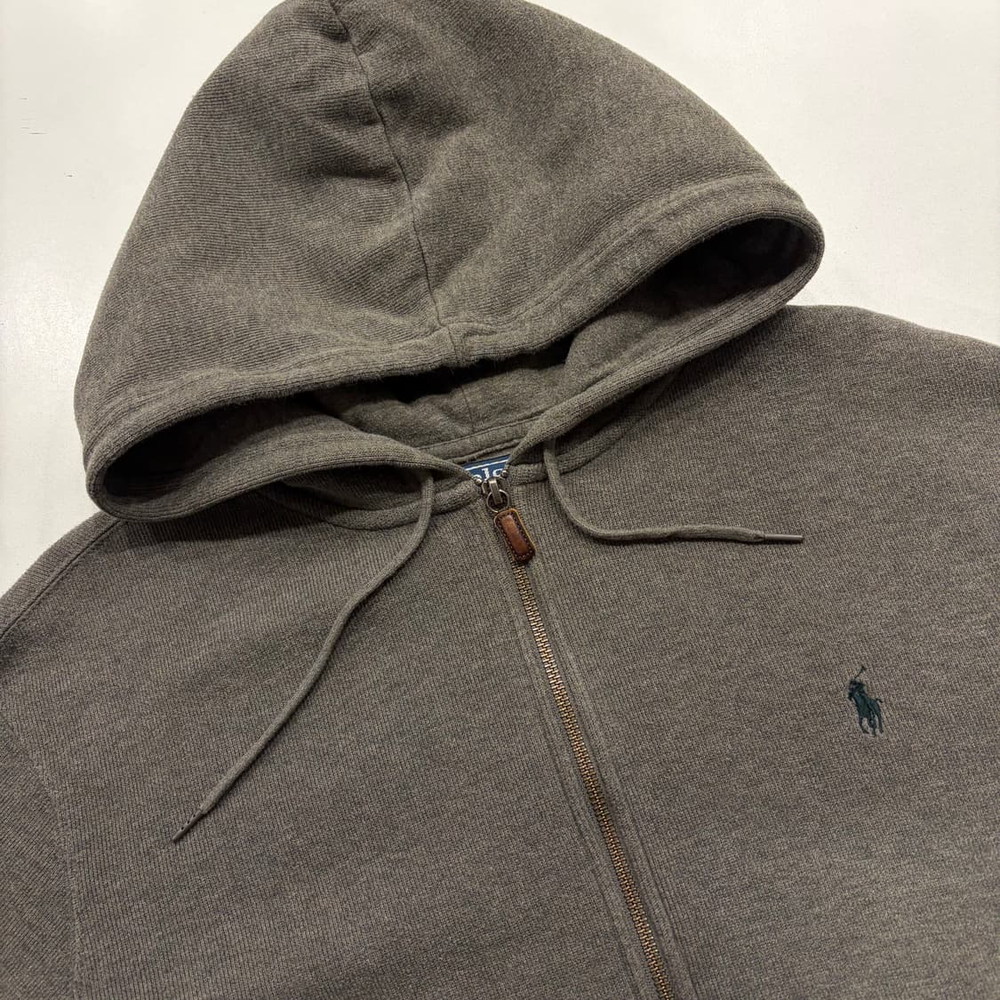 [2XL] 폴로 랄프로렌 그린 포니 딥그레이 후드집업 B785 상품이미지3