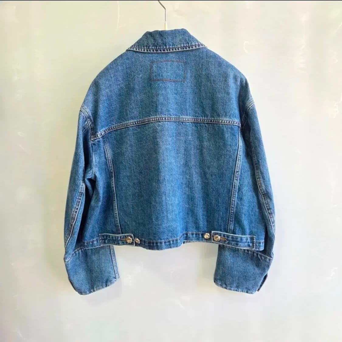 [마인] 한섬 커프스 데님 자켓 스모크블루 상품이미지4