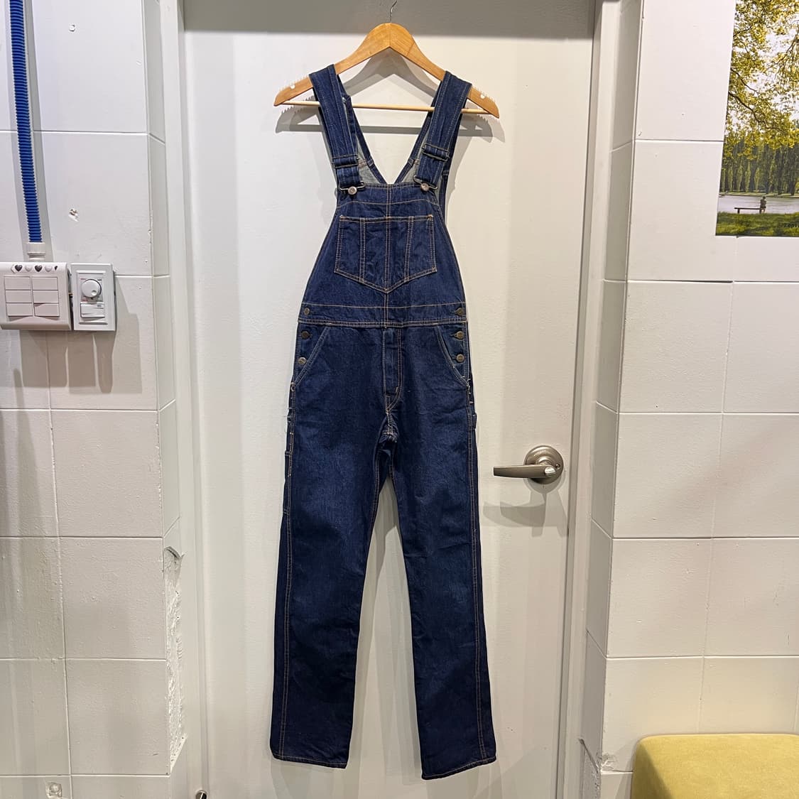 [32] 빅죤 데님 오버롤 멜빵바지 상품이미지2