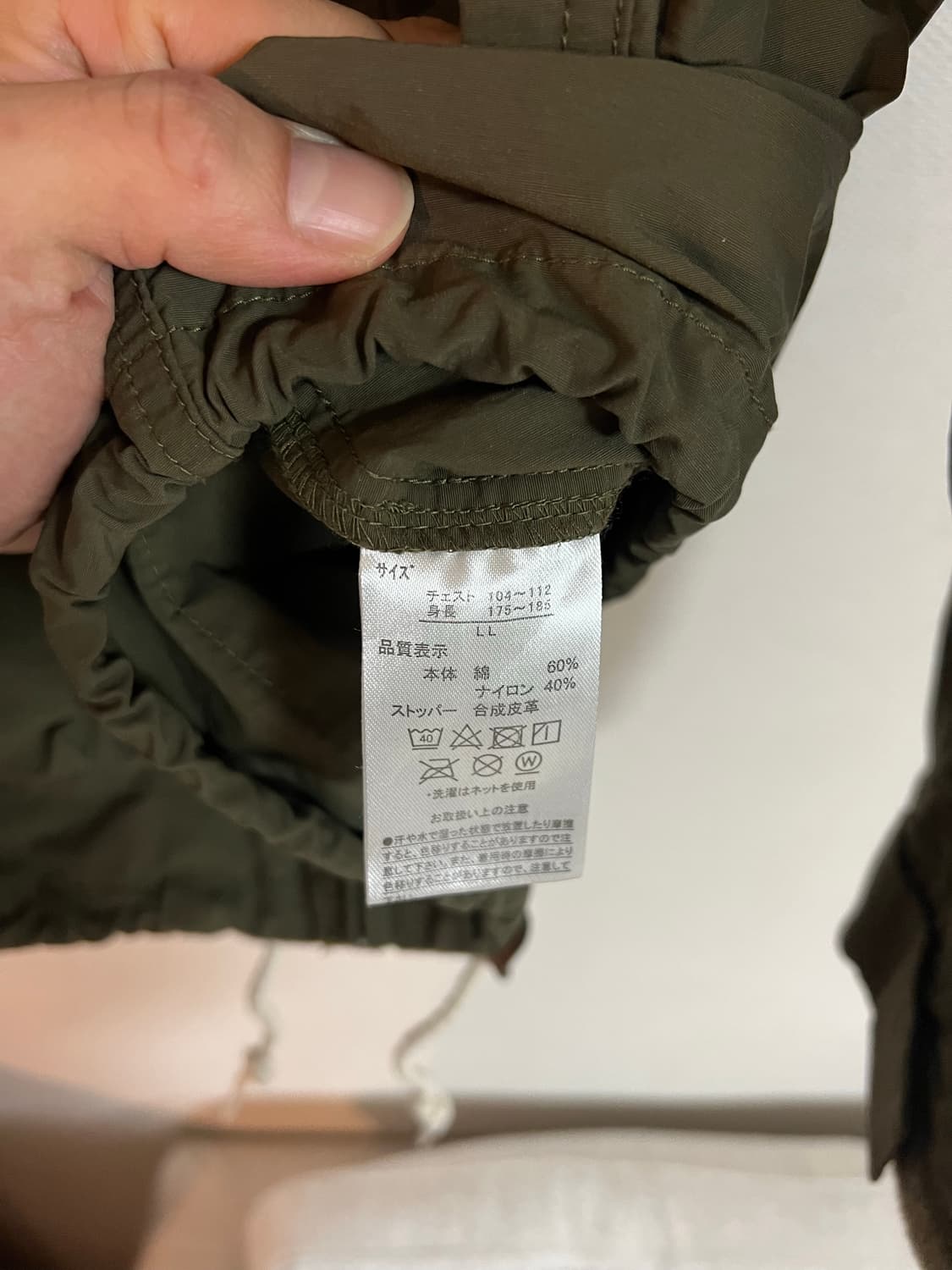 일본발 아웃도어 프로덕츠 60/40 후드자켓 상품이미지6