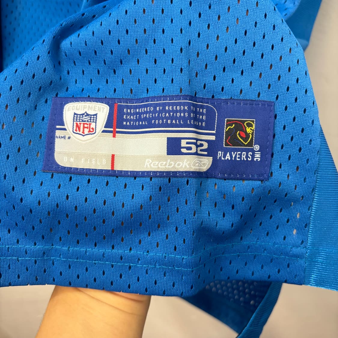 NFL X 리복 디트로이트 라이언스 유니폼 져지 XL 상품이미지6