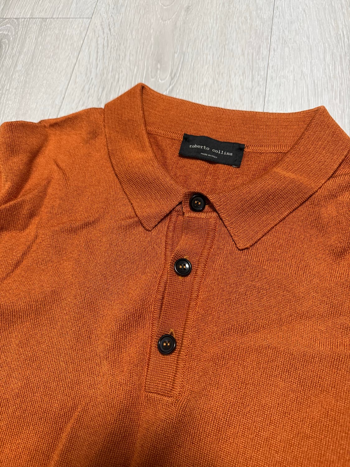 로베르토 콜리나 폴로 티셔츠 오렌지 50 상품이미지2