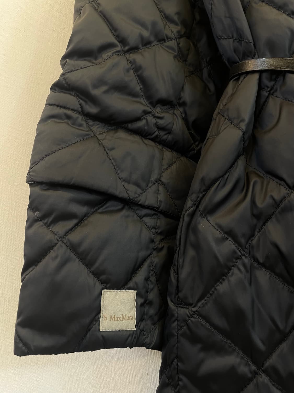 S Max Mara S막스마라 여성경량 벨트 구스퀼팅롱패딩코트:) 상품이미지5