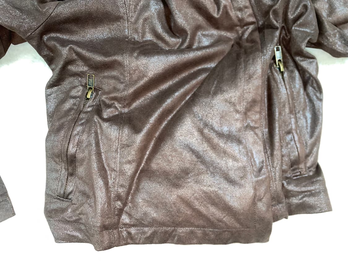 Spiralgirl drape suede jacket br 상품이미지2