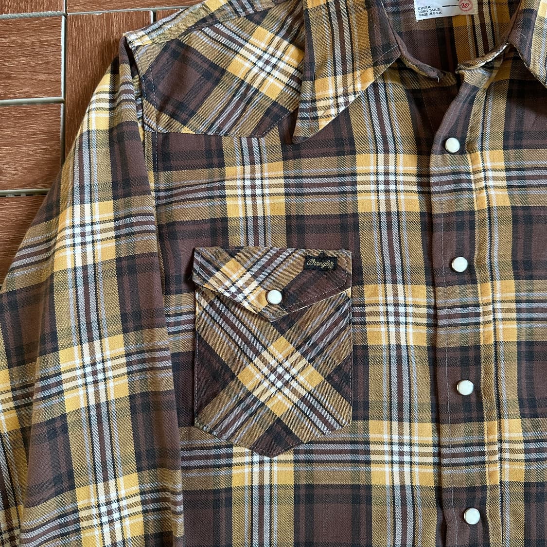 Wrangler usa western check shirts  상품이미지3