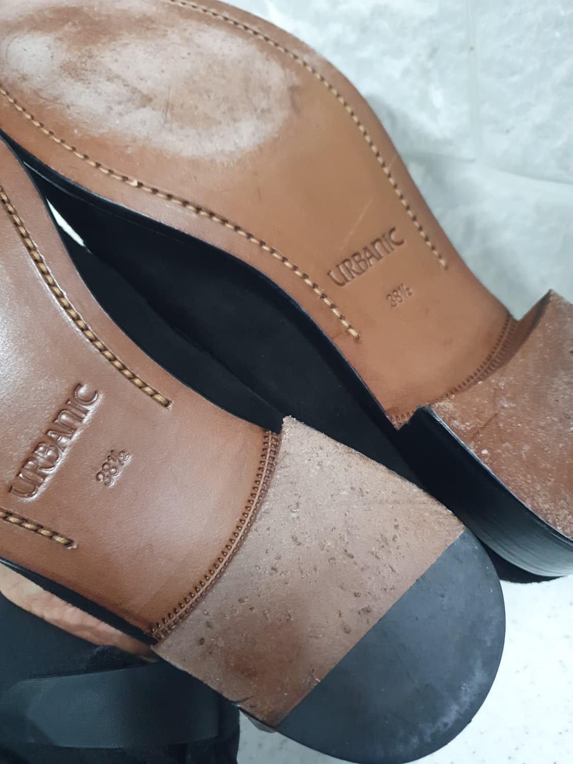 얼바닉 URBANIC 여성 스웨이드 로퍼 255mmA급10/9 상품이미지10