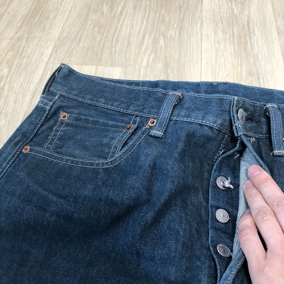 (34) 리바이스 Levi's 501 스트레이트핏 1351 코티드 데님 상품이미지5