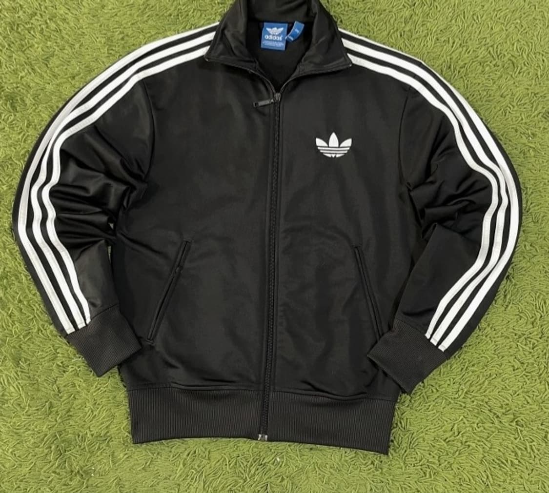 아디다스 파이어버드 블랙 검정 트랙탑 져지집업 90/S 상품이미지1