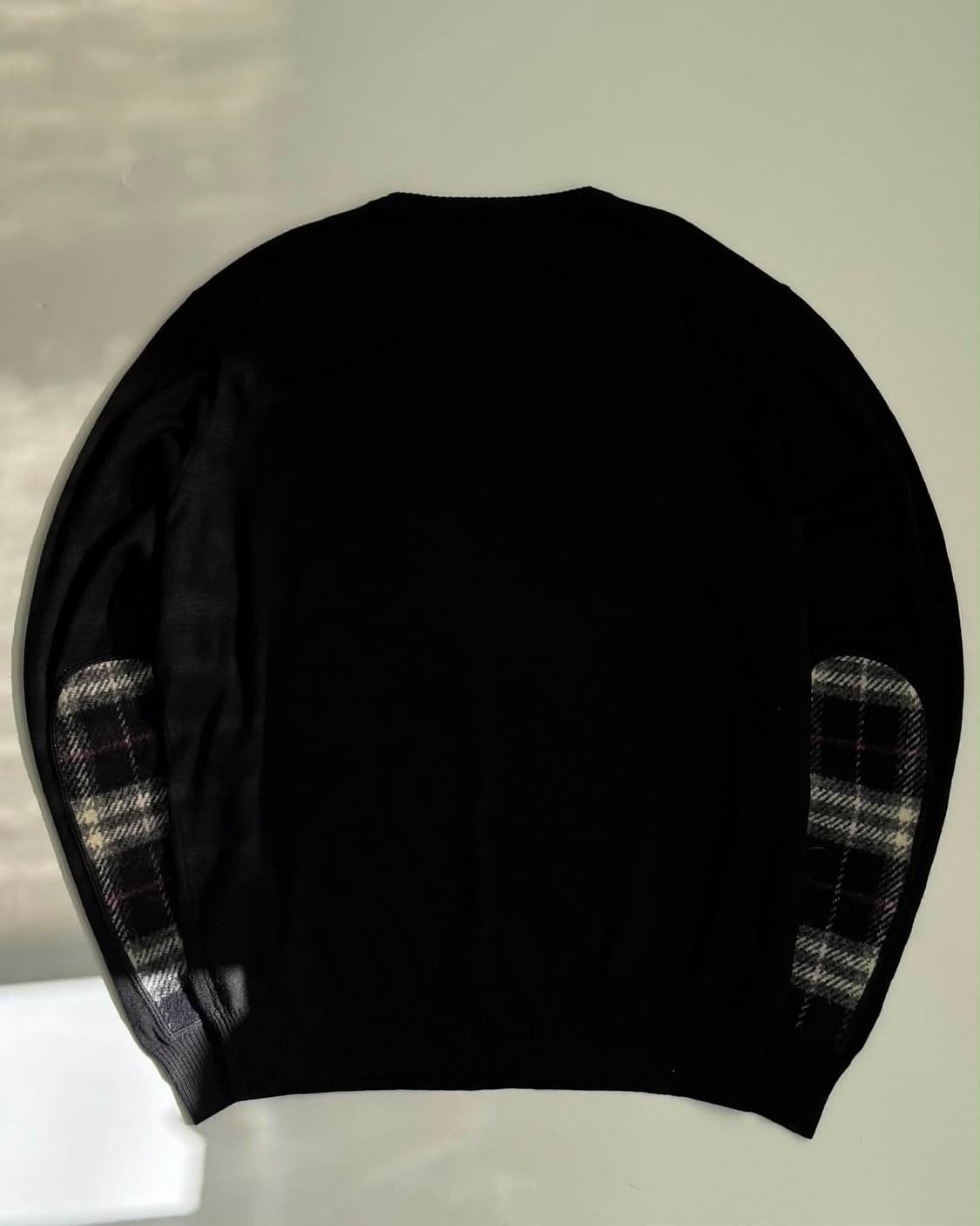 [M] 버버리 노바체크 엘보 패치 메리노울 니트 스웨터 상품이미지4