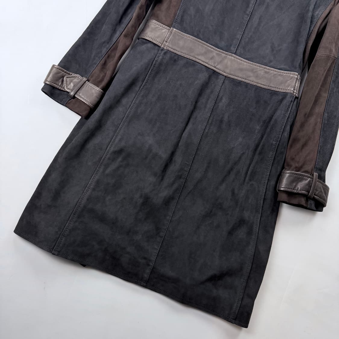 올세인츠 고트레더 스웨이드&램스킨 레더 코트 상품이미지8