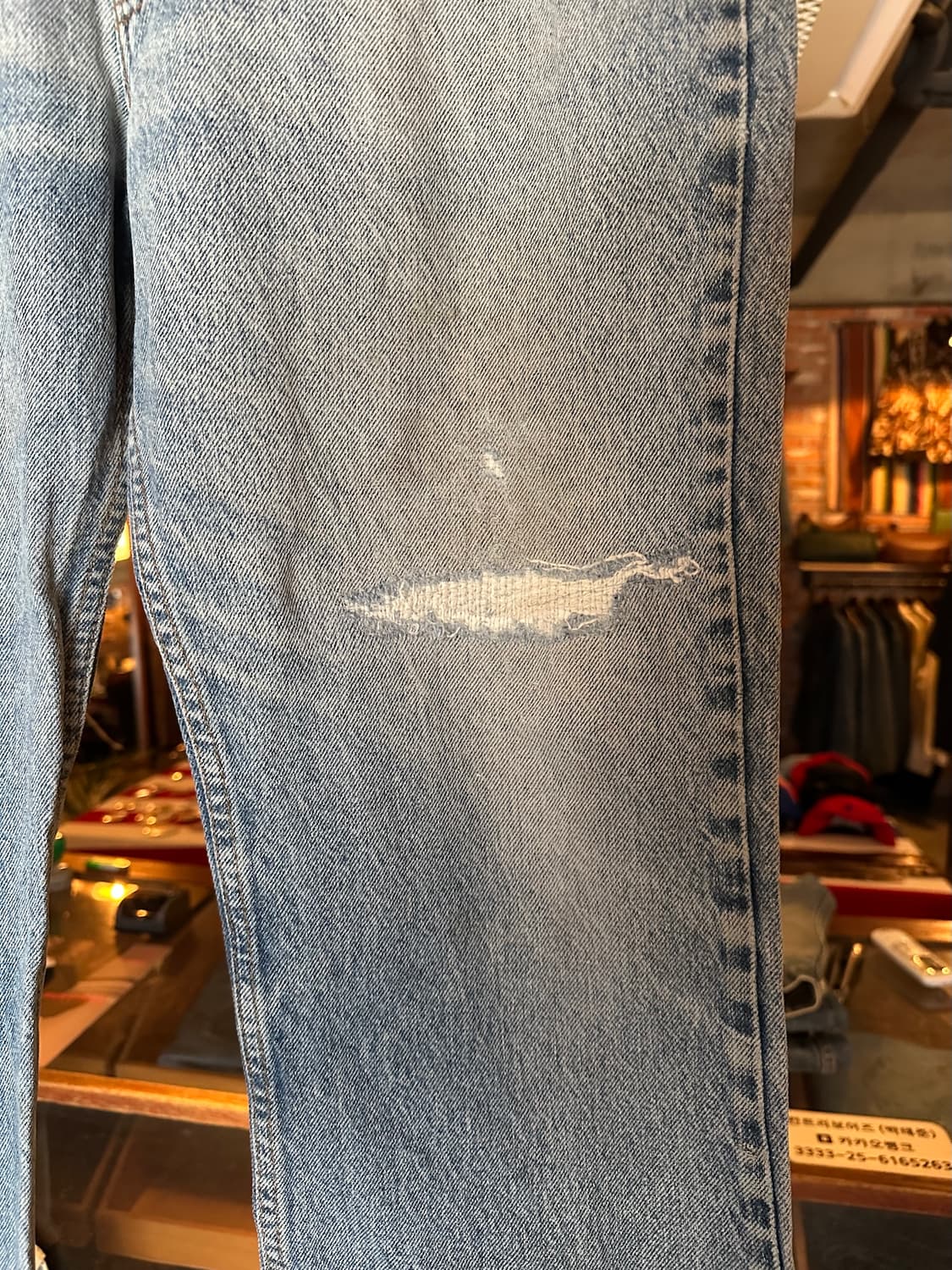 90s USA Levis 517 Boot Cut Denim Pants 상품이미지3