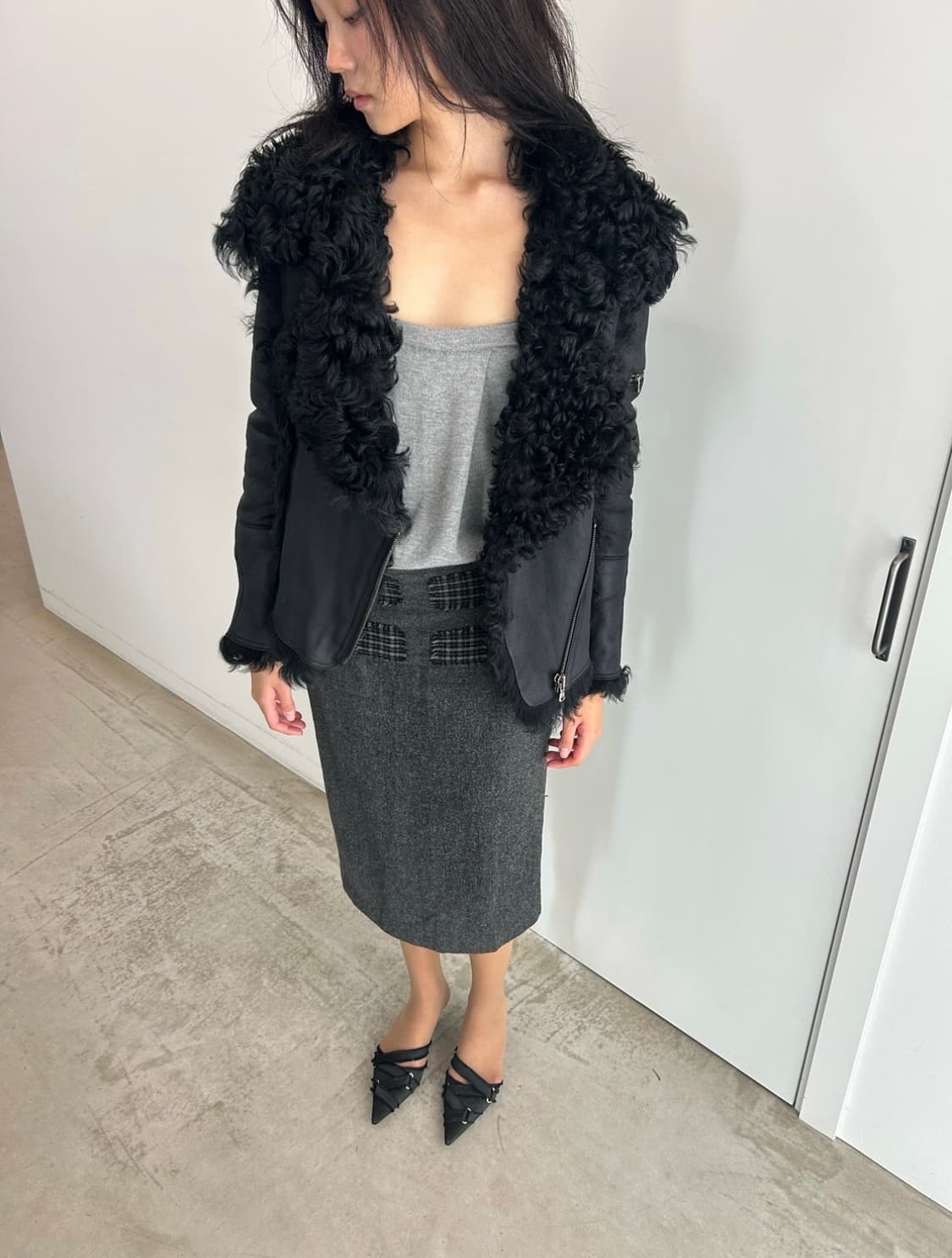 ayadz vintage studio shearing jacket 상품이미지2